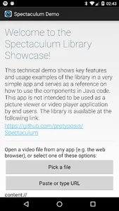 Spectaculum Demo screenshot 0
