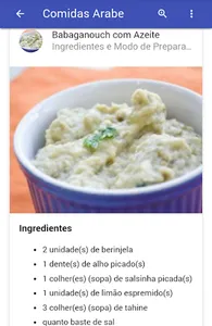 Receitas De Comida Arabe screenshot 2