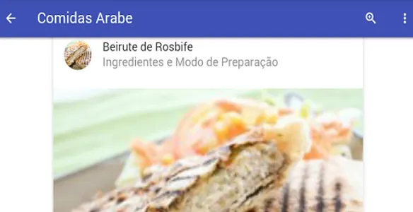 Receitas De Comida Arabe screenshot 4