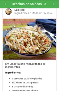 Receitas De Saladas screenshot 2