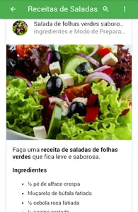Receitas De Saladas screenshot 3