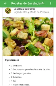 Recetas De Ensaladas screenshot 0