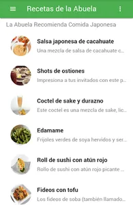 Recetas De La Abuela screenshot 1