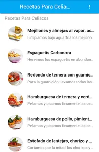 Recetas Para Celiacos screenshot 0