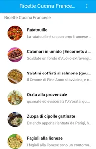 Ricette Cucina Francese screenshot 1