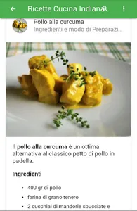 Ricette Cucina Indiana screenshot 2