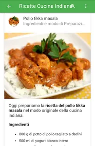 Ricette Cucina Indiana screenshot 3