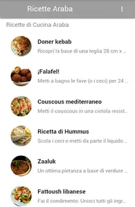 Ricette Di Cucina Araba screenshot 1