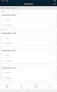 Boston Trash Schedule & Alerts screenshot 7