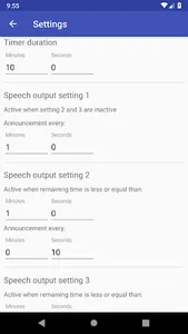 Voice Timer screenshot 1