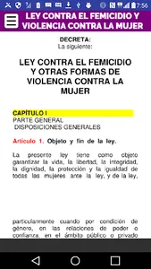 Ley Contra el Femicidio de Gua screenshot 2