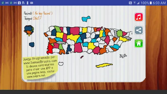 Juego del Mapa de Puerto Rico screenshot 1