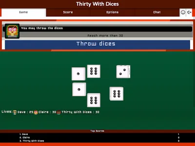 Thirty With Dices screenshot 10