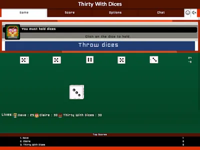 Thirty With Dices screenshot 11