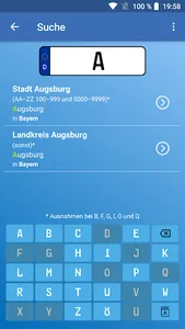 Kfz-Kennzeichen — Autokennzeic screenshot 0