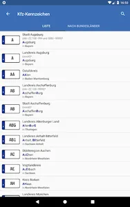 Kfz-Kennzeichen — Autokennzeic screenshot 11