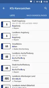 Kfz-Kennzeichen — Autokennzeic screenshot 3