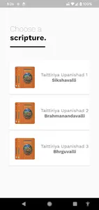 Taittiriya Upanishad screenshot 1