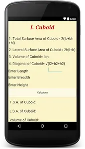 Formulae Calculator Free screenshot 1