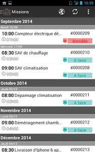 SuiviMissions screenshot 1
