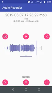 Audio Recorder Mp3 Dictaphone screenshot 1