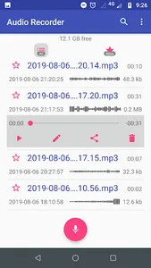 Audio Recorder Mp3 Dictaphone screenshot 10