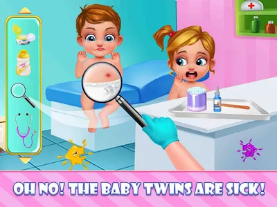 Newborn Sweet Baby Twins 2: Ba screenshot 1