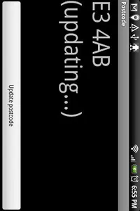 Postcode screenshot 1
