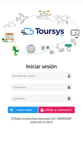 Toursys screenshot 1