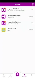 Tranzak screenshot 2