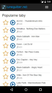 Tabulatury na gitarę screenshot 0