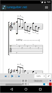 Tabulatury na gitarę screenshot 1