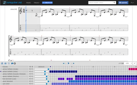Tabulatury na gitarę screenshot 5