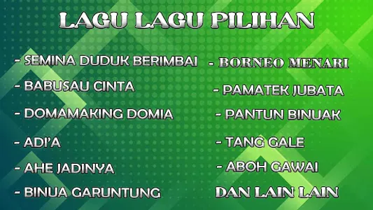 Lagu Dayak Sape Borneo screenshot 4