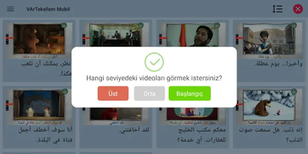 Videolarla Arapça Konuş screenshot 1