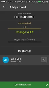 wCyber mPOS screenshot 2