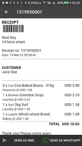 wCyber mPOS screenshot 3