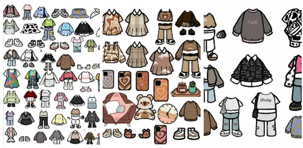 Toca Boca Clothes Ideas screenshot 3