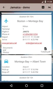 HH Traveler - Trip Organizer screenshot 1