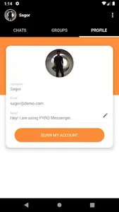 PYRO Messenger screenshot 5