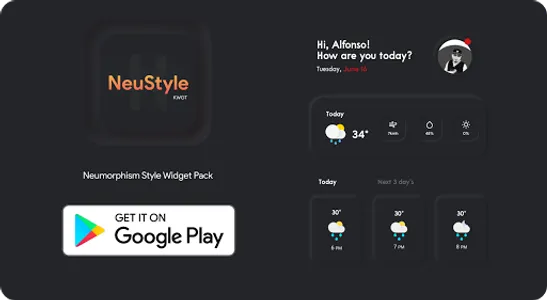 NeuStyle KWGT screenshot 4