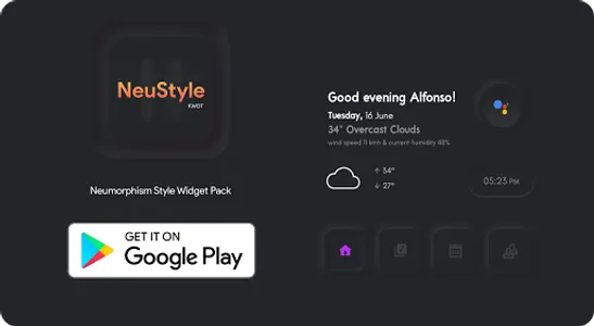 NeuStyle KWGT screenshot 5