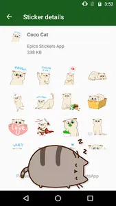 ANIMATED WAstickerApps Cats an screenshot 4