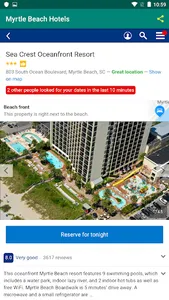 Myrtle Beach Hotels screenshot 1