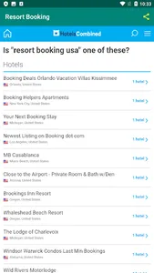 Resort Booking screenshot 1