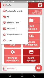 Loftysms Application screenshot 2