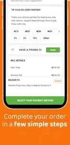 DeliveryNow Service: Fast Food screenshot 4