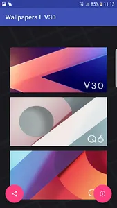 Wallpapers L V30 & Q6 screenshot 1