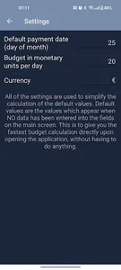 Budget tracker screenshot 2