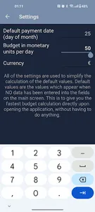 Budget tracker screenshot 3